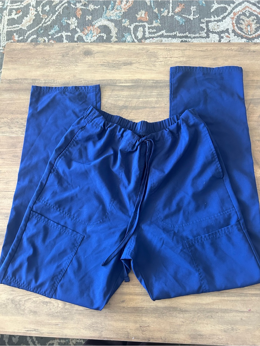 Scrubstar Cargo Scrub Pants in Royal Blue “ indigo”